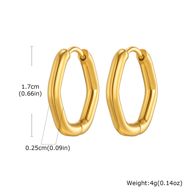 Wholesale Stainless Steel Modern Earrings