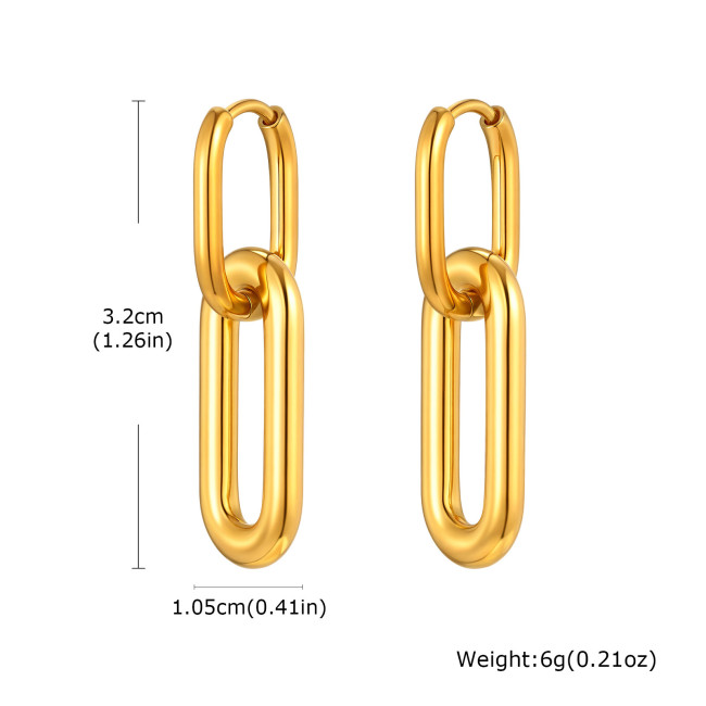 Wholesale Fashion Stainless Steel Earrings