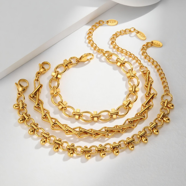 Wholesale Stainless Steel Handmade Chain Bracelets
