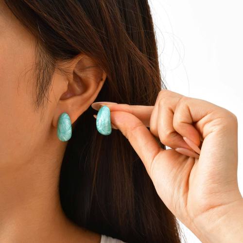 Wholesale Stainless Steel Colored Earrings