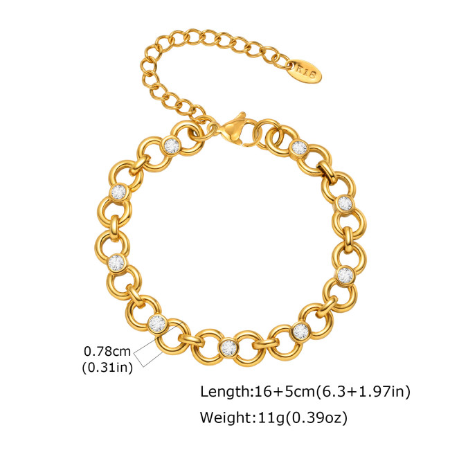 Wholesale Stainless Steel Infinity Bracelet