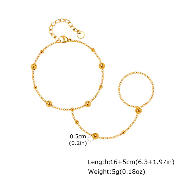 Wholesale Stainless Steel Chain Beads Necklace