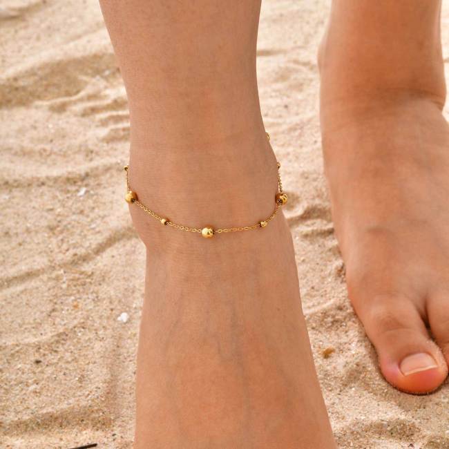 Wholesale Stainless Steel Chain Beads Necklace