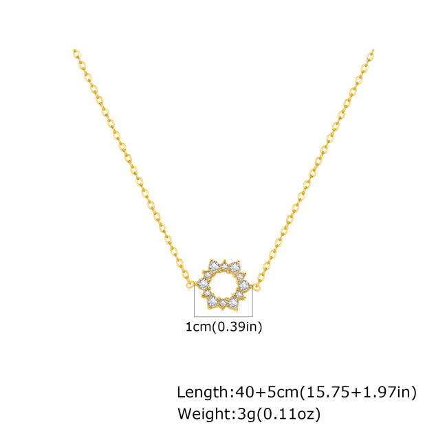 Wholesale Stainless Steel Zirconia Flower Bracelet