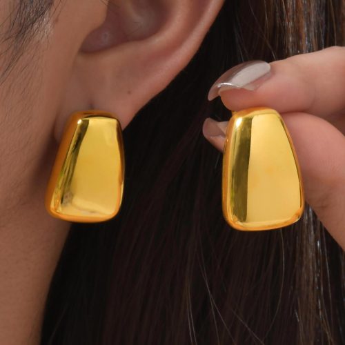 Wholesale Stainless Steel Fashion Simple Earrings