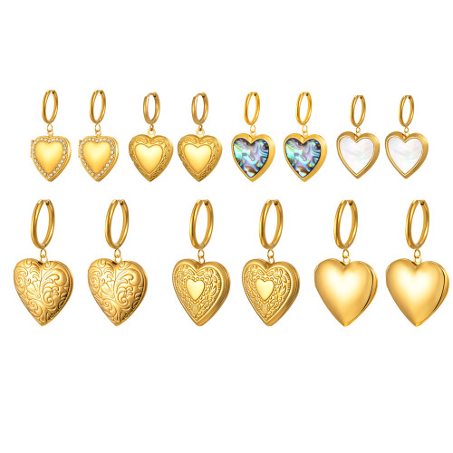 Wholesale Stainless Steel Photo DIY Earrings