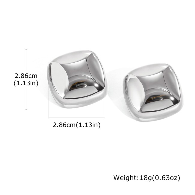 Wholesale Stainless Steel Fashion Simple Earrings