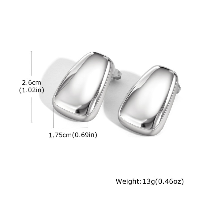 Wholesale Stainless Steel Fashion Simple Earrings