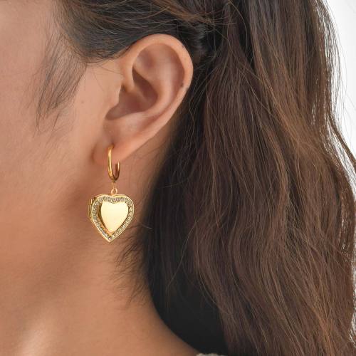 Wholesale Stainless Steel Photo DIY Earrings