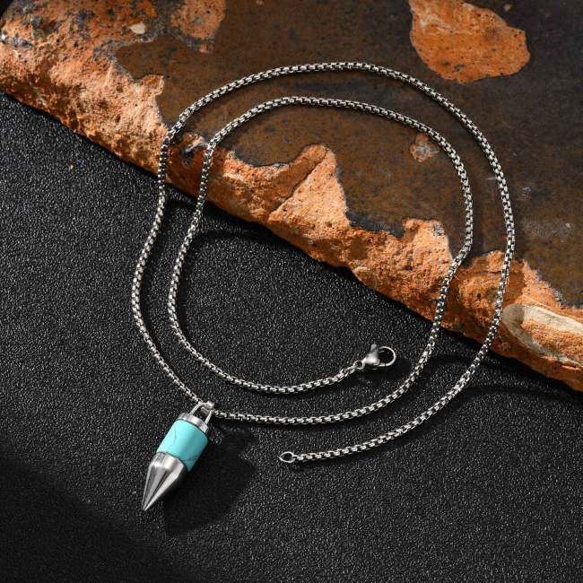 Wholesale Stainless Steel Bullet Pendant