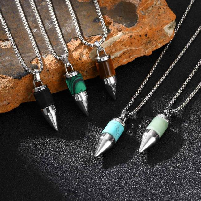 Wholesale Stainless Steel Bullet Pendant