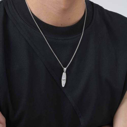 Wholesale Stainless Steel Coconut Tree Necklace