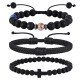 Wholesale Agate Beads Volcanic Stone Stacking Bracelet