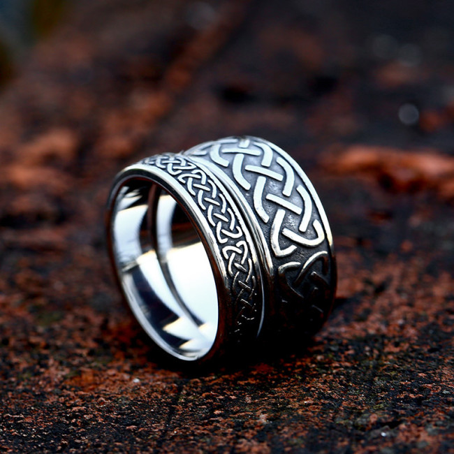 Wholesale Stainless Steel Celtic Knot Ring