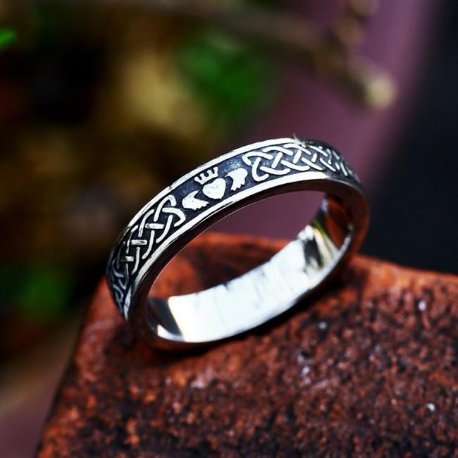 Wholesale Stainless Steel Celtic Knot Ring