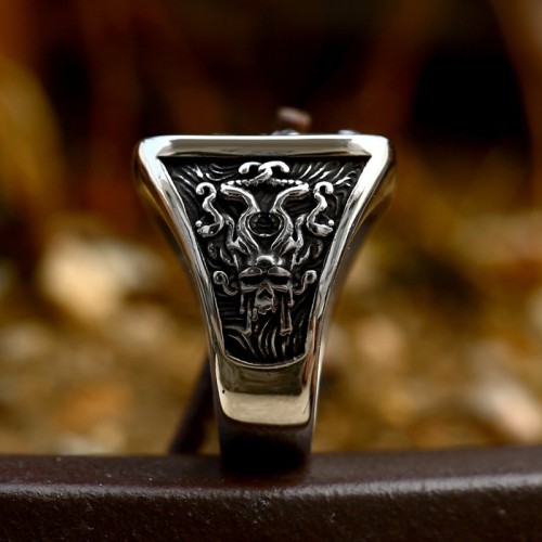 Wholesale Stainless Steel Octopus Skull Ring