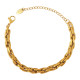 Wholesale Stainless Steel Heavyweight Double Interlocking Link Chain Bracelet