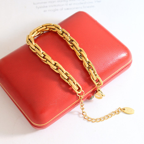 Wholesale Stainless Steel Chunky Chain Women Bracelet