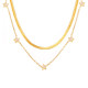 Wholesale Stainless Steel Star Clavicle Necklace