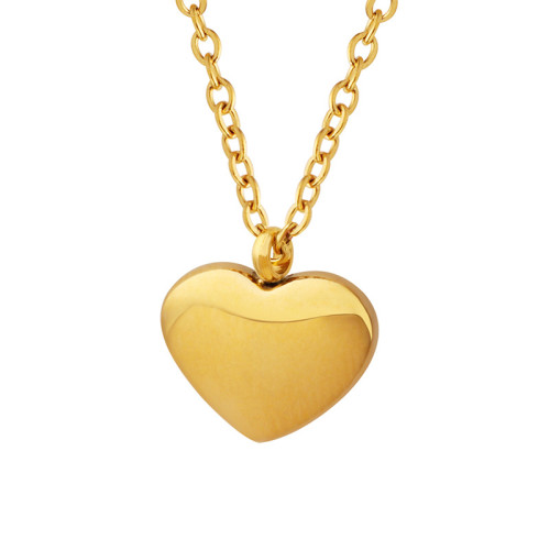 Wholesale Stainless Steel 18k Heart Necklace