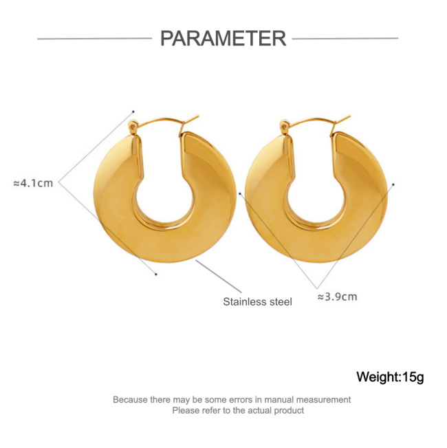 Wholesale Stainless Steel Exaggerated Earrings