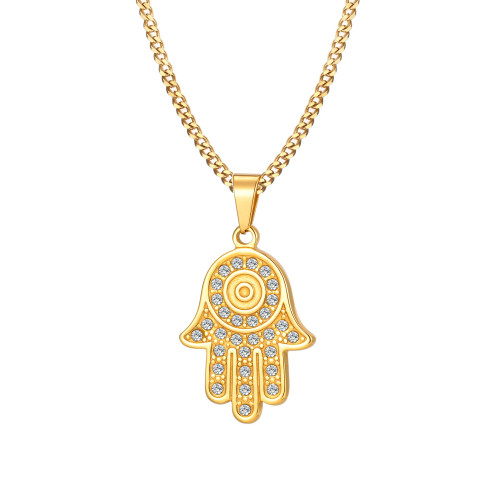 Wholesale Stainless Steel Fatima Hand Pendants