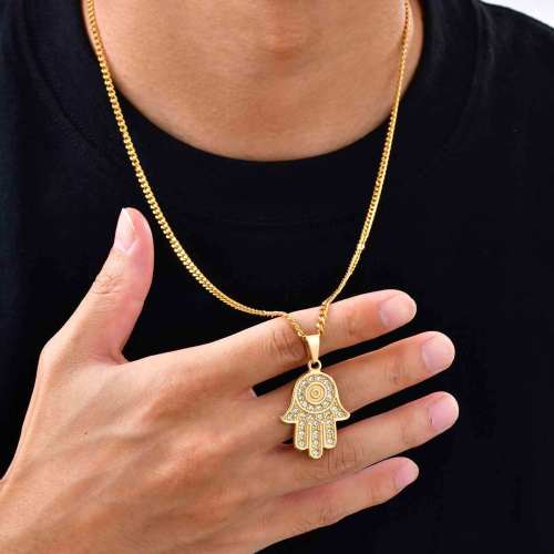 Wholesale Stainless Steel Fatima Hand Pendants