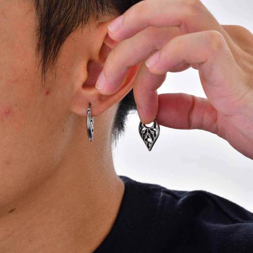 Wholesale Stainless Steel Carved Earrings
