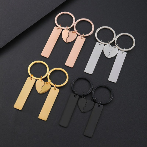 Wholesale Stainless Steel Couples Keychain