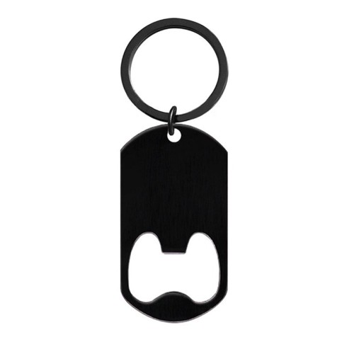 Wholesale Stainless Steel Matte Finished Opener Keychain