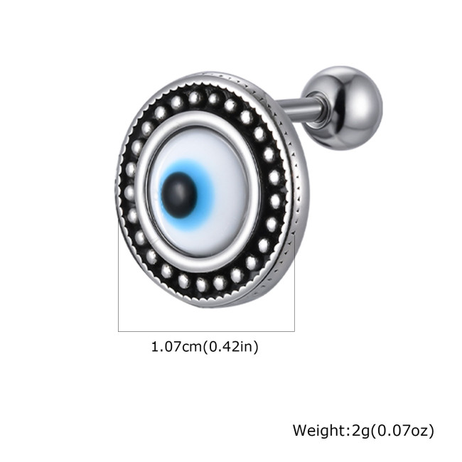 Wholesale Stainless Steel Devil's Eye Earrings
