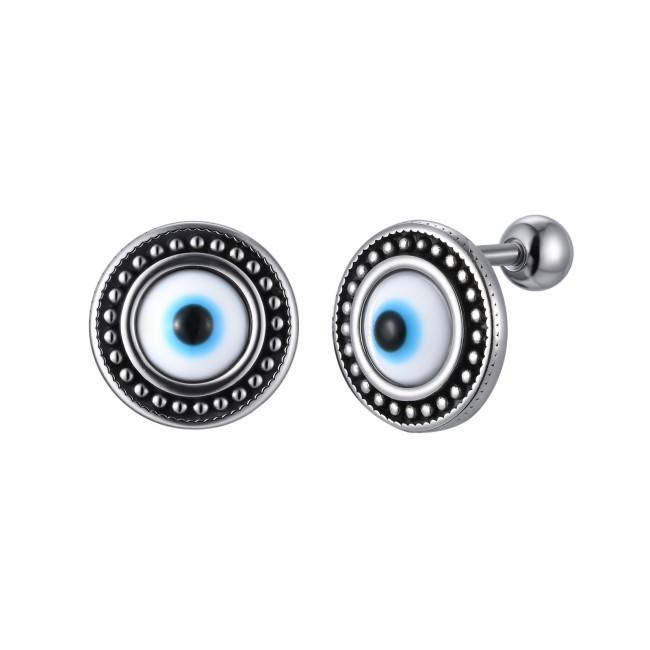Wholesale Stainless Steel Devil's Eye Earrings