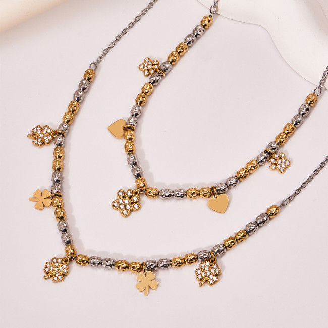 Wholesale Stainless Steel Round Bead Bracelet Necklace