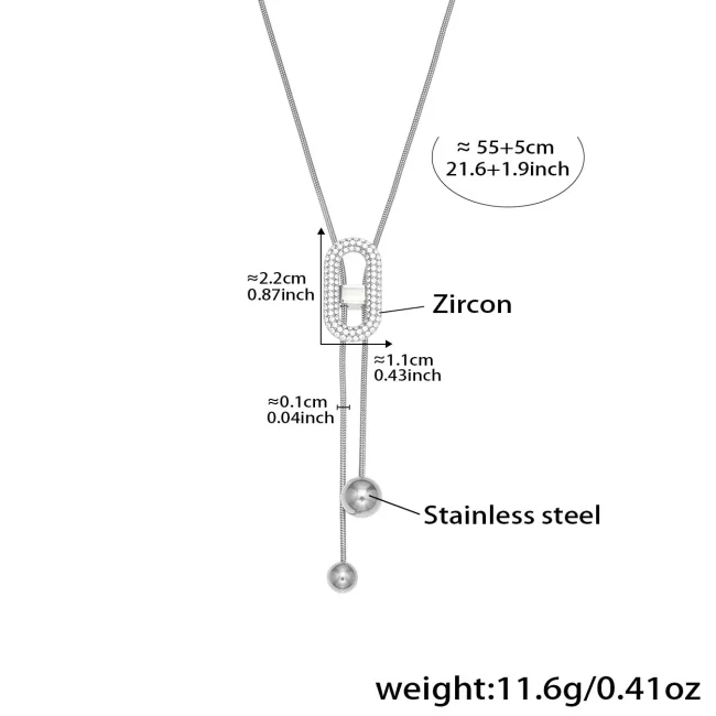 Wholesale Stainless Steel Fashion Simple Necklace