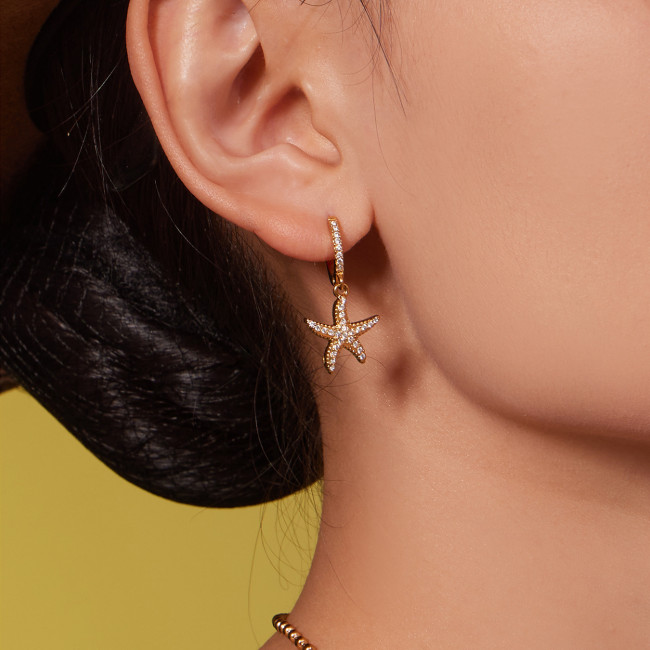 Wholesale Stainless Steel Starfish Jewelry Set