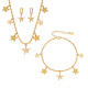 Wholesale Stainless Steel Starfish Jewelry Set