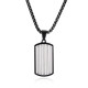 Wholesale Stainless Steel Vertical Grooved Dog Tag Pendant