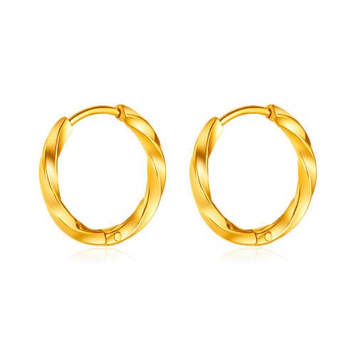 Wholesale Stainless Steel Mobius Earrings
