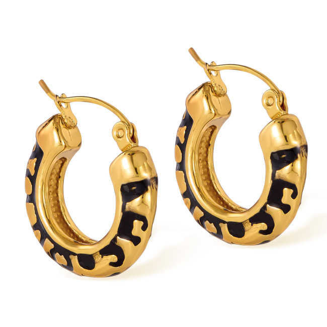 Wholesale Stainless Steel Simple Earrings