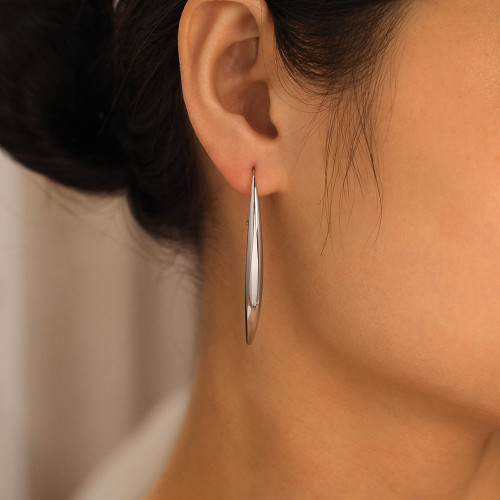 Wholesale Stainless Steel Fashion Simple Earrings