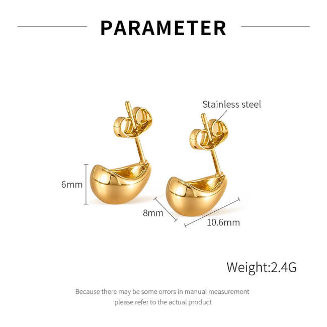 Wholesale Stainless Steel Minimalist Earrings