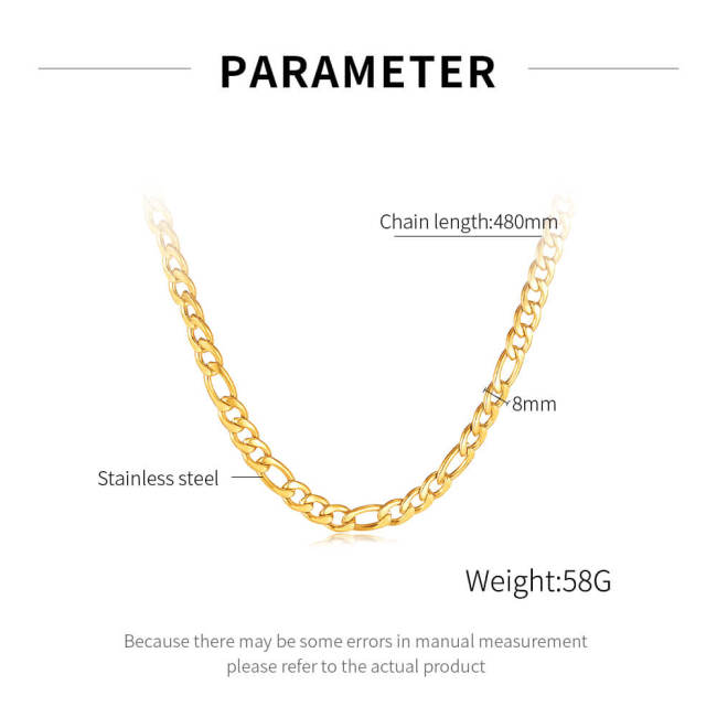 Wholesale Stainless Steel NK Men Necklace