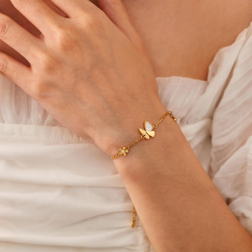Wholesale Stainless Steel Butterfly Bracelet
