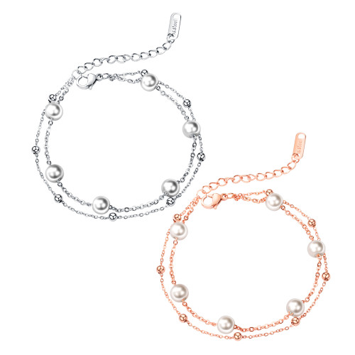 Wholesale Stainless Steel Womens Best Friends Bracelet