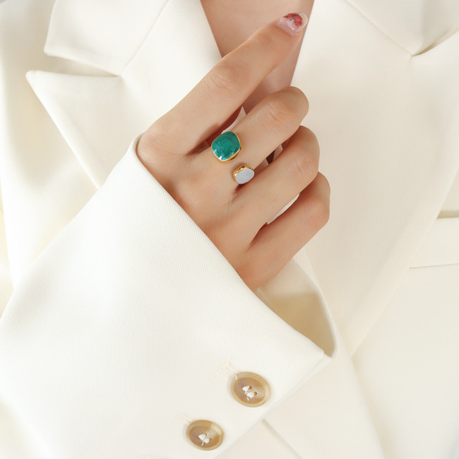 Wholesale Trendy Stainless Steel Open Rings
