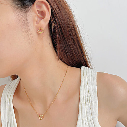 Wholesale Stainless Steel Heart Pendant Necklace