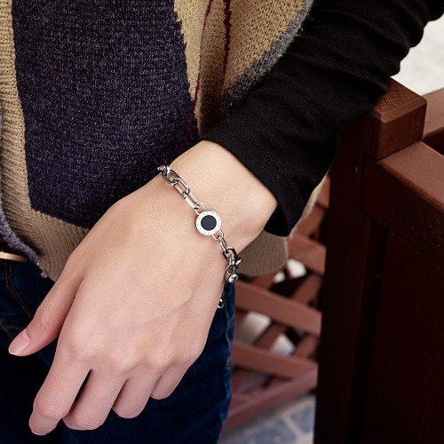 Wholesale Stainless Steel Cuban Curb Link Adjustable Bracelet