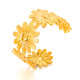 Wholesale Stainless Steel Flower Open Bangle