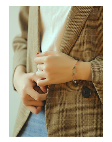 Wholesale Stainless Steel Good Luck Chain Link Bracelet