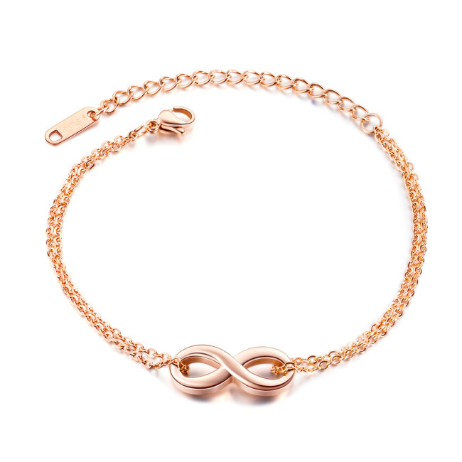 Wholesale Steel Infinity Bracelet for Best Friend